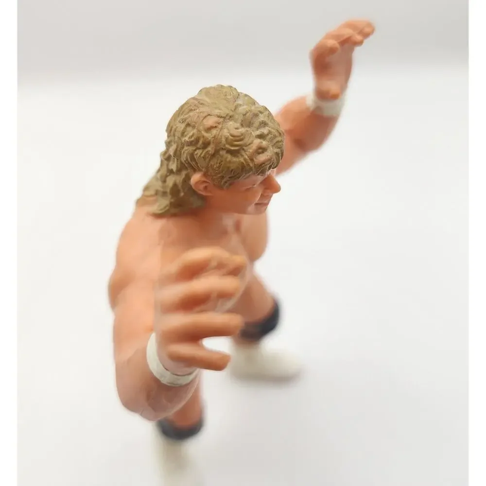 Vintage 1990 WCW Brian Pillman Action Figure Galoob Wrestler Toy Loose Red White